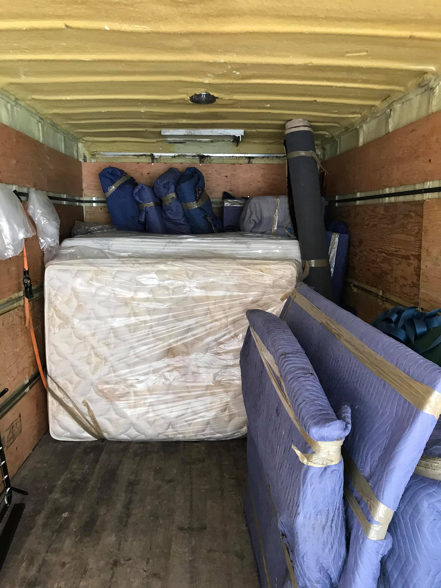 Loading the Moving Truck in Longueuil