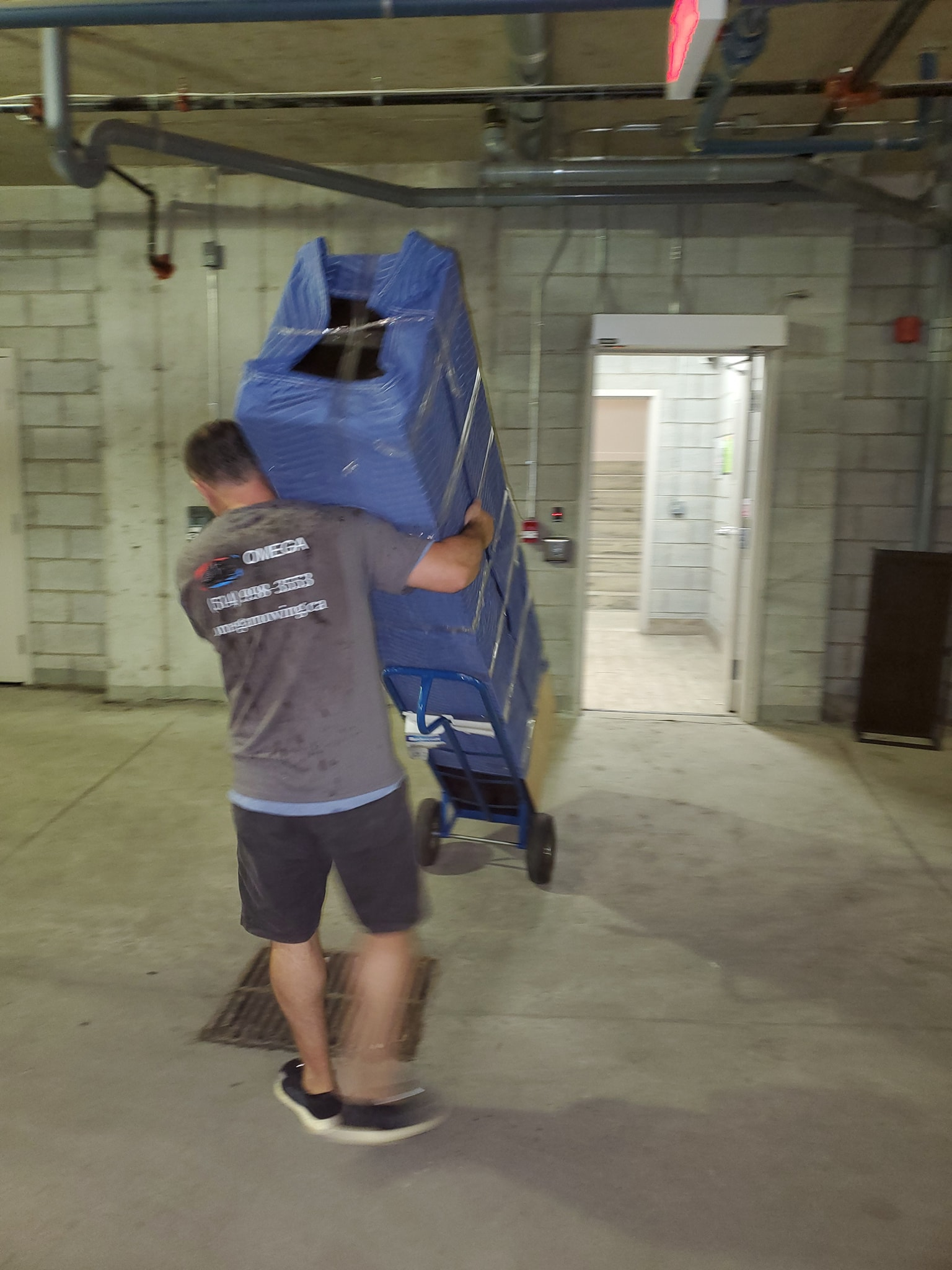 Omega's mover, Downtown Montreal Moving