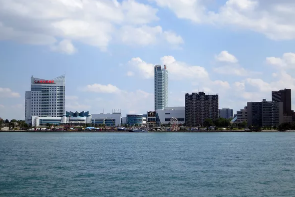 Windsor's Downtown area, Ontario, Canada